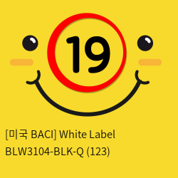 [미국 BACI] White Label  BLW3104-BLK-Q (123)