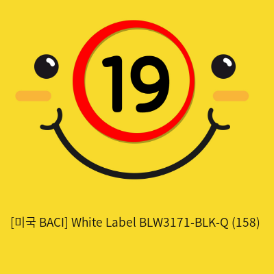 [미국 BACI] White Label BLW3171-BLK-Q (158)